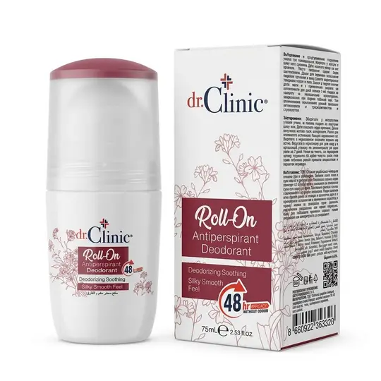 دكتور كلنك رول مضاد تعرق احمر DR.CLINIC ROLL RED